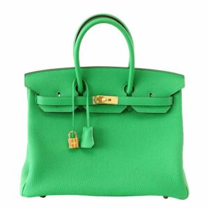Hermes Birkin 35 Bamboo Togo Leather Gold Hardware