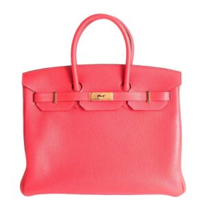 Hermes Birkin 35 Fuchsia Togo Leather Gold Hardware