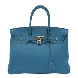 Hermes Birkin 35 Cobalt Togo Leather Palladium Hardware