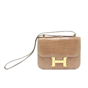 Hermès Constance 23 Light Beige Bag GHW