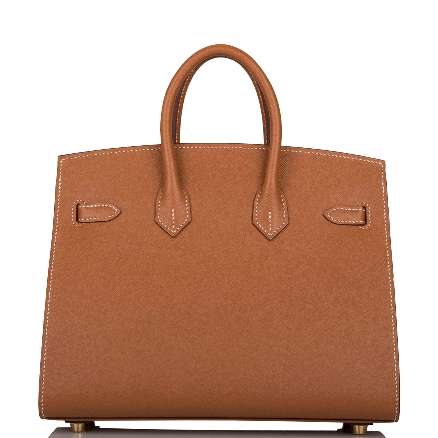 Hermes Birkin Sellier 25 Gold Veau Madame Gold Hardware - Image 4