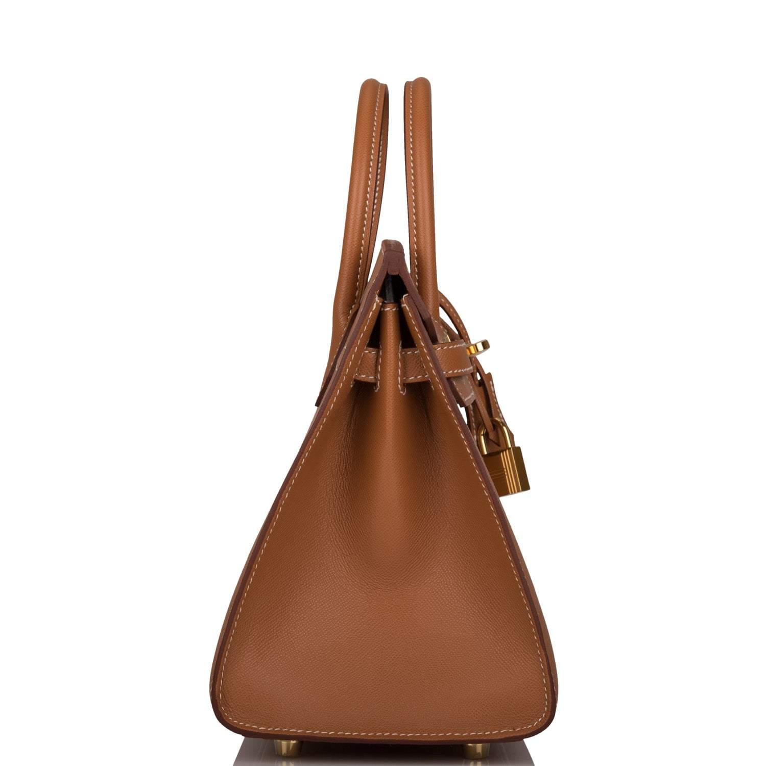 Hermes Birkin Sellier 25 Gold Veau Madame Gold Hardware - Image 3