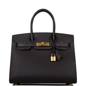 Hermes Birkin Sellier 30 Black Epsom