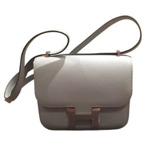 Hermes Constance Mini 18 Bleu Glacier Epsom Leather Palladium Hardware