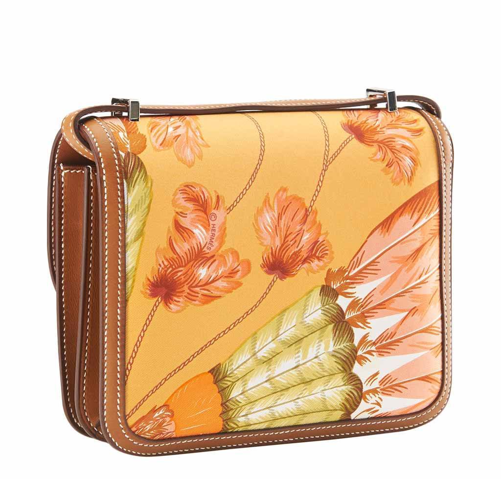Hermes Constance Mini 18 Brasil Mangue Barenia Silk Swift Leather Palladium Hardware - Image 3