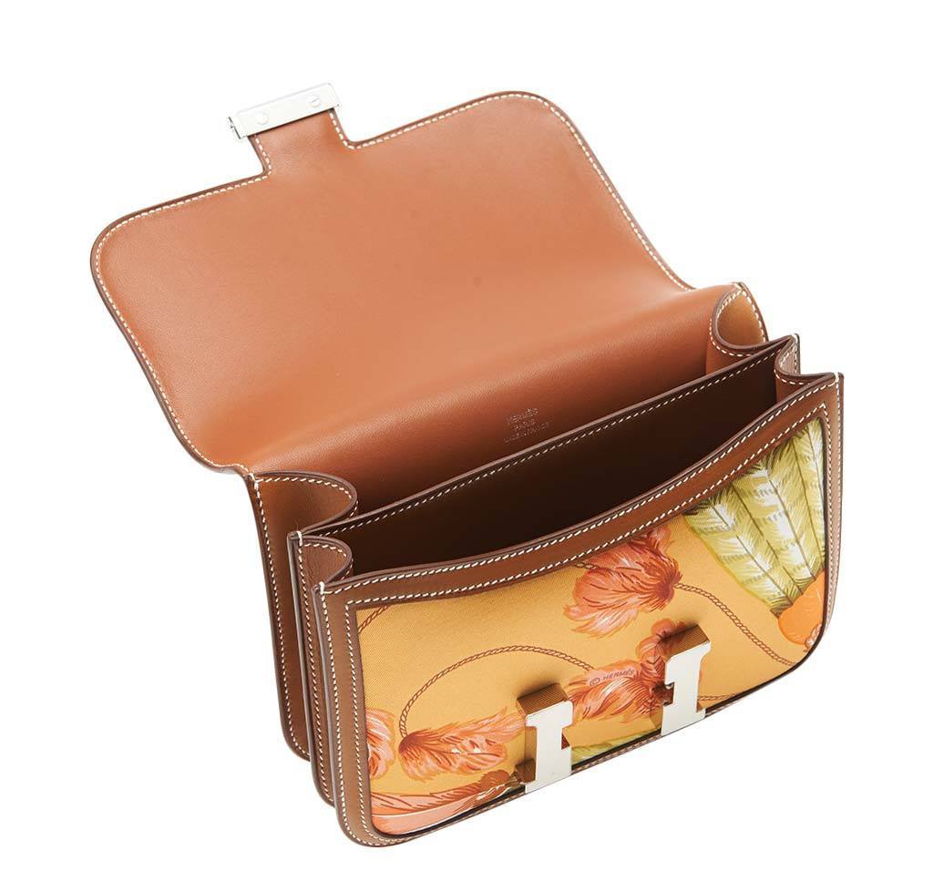 Hermes Constance Mini 18 Brasil Mangue Barenia Silk Swift Leather Palladium Hardware - Image 6