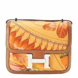 Hermes Constance Mini 18 Brasil Mangue Barenia Silk Swift Leather Palladium Hardware