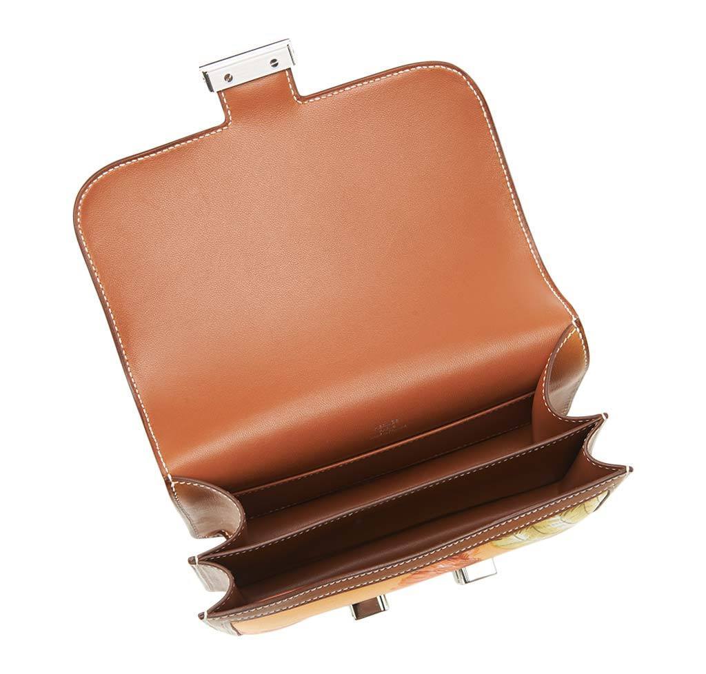 Hermes Constance Mini 18 Brasil Mangue Barenia Silk Swift Leather Palladium Hardware - Image 9