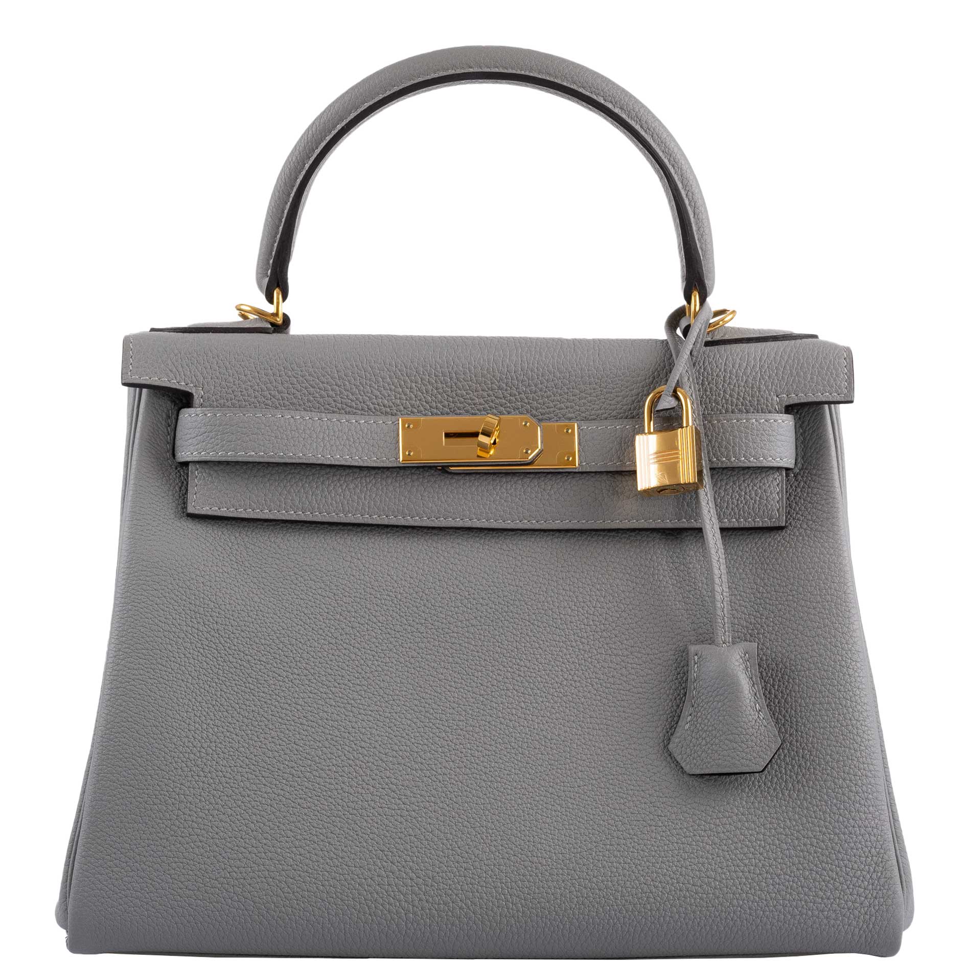 Hermes Kelly 28 HSS Retourne Gris Mouette Togo