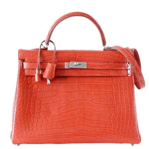 Hermès Kelly 35 Supple Alligator Sanguine Bag
