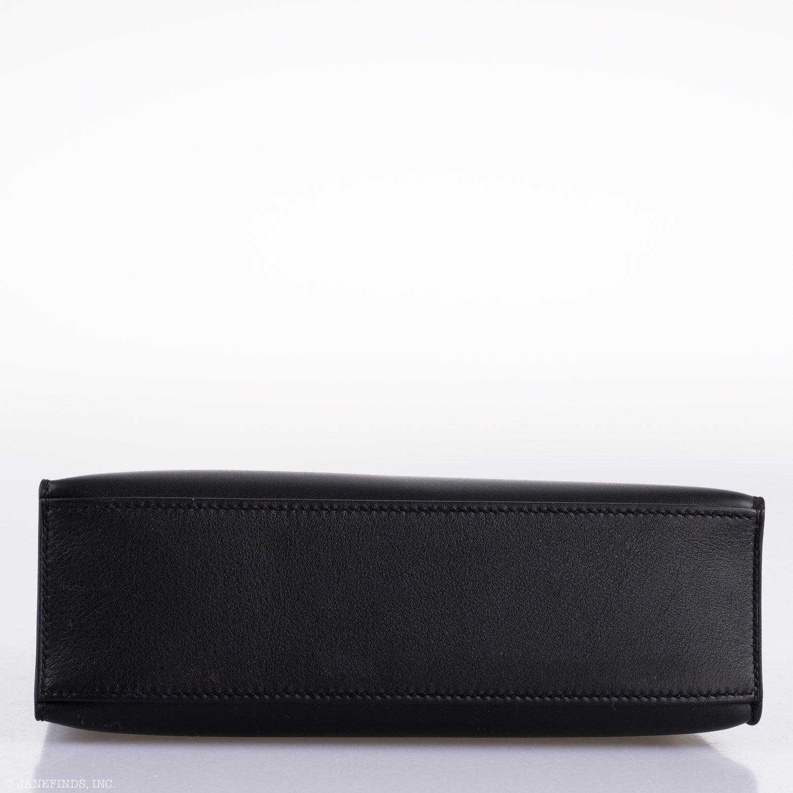 Hermes Kelly Mini Pochette Black Swift leather Gold Hardware - 2020, Y - Image 6
