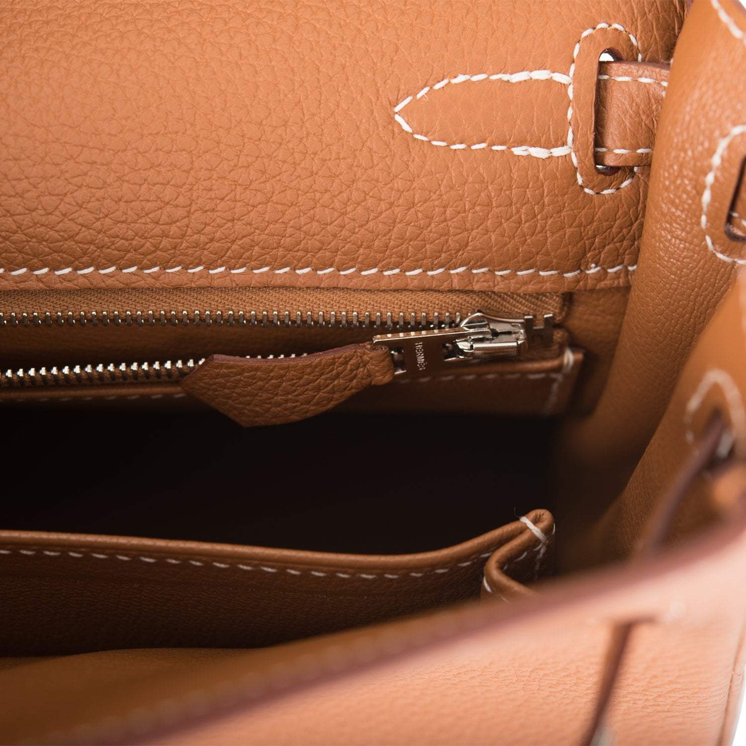 Hermes Kelly Retourne 25 Gold Togo Palladium Hardware - Image 9