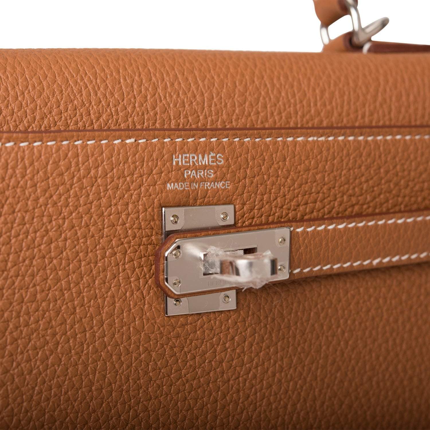 Hermes Kelly Retourne 25 Gold Togo Palladium Hardware - Image 7