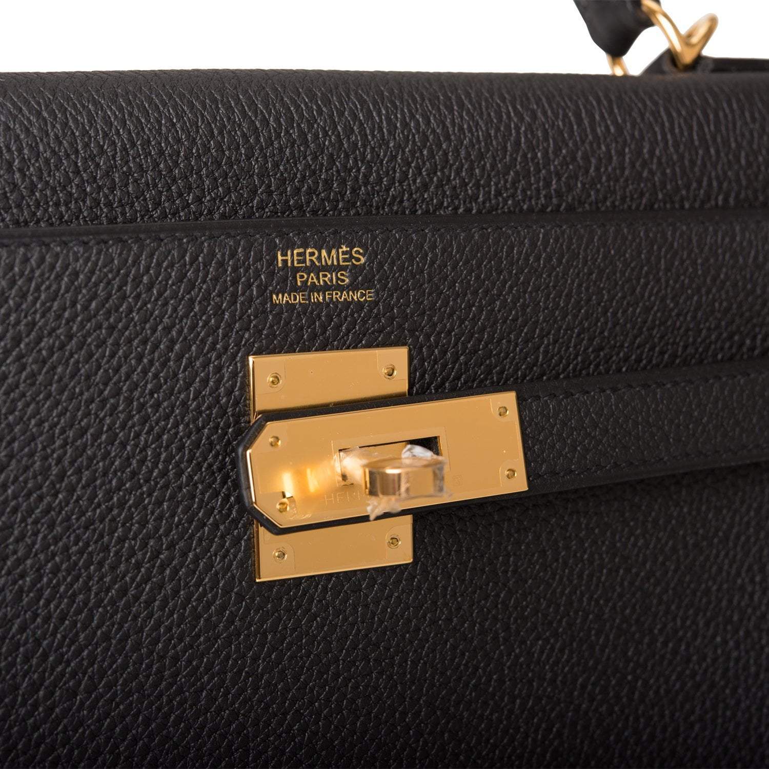 Hermes Kelly Retourne 32cm Black Togo Gold Hardware - Image 7