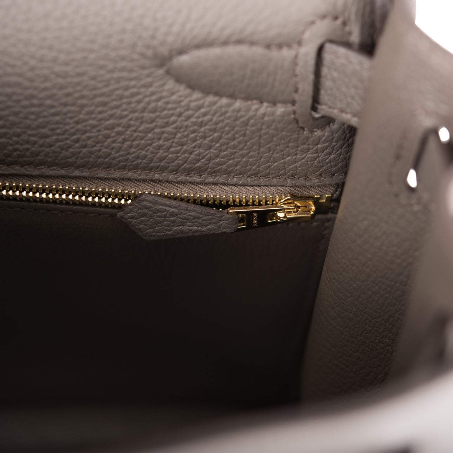 Hermes Kelly Retourne 28 Etain Togo Gold Hardware - Image 9