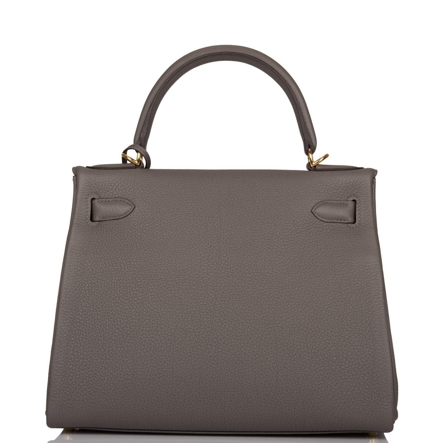 Hermes Kelly Retourne 28 Etain Togo Gold Hardware - Image 4