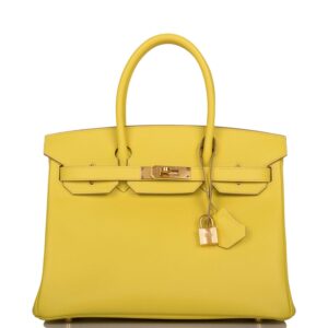 Hermes Lime Epsom Birkin 30cm
