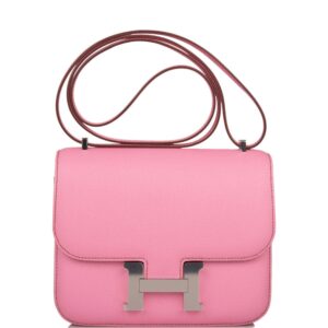 Hermes Mini Constance 18 Bubblegum Epsom