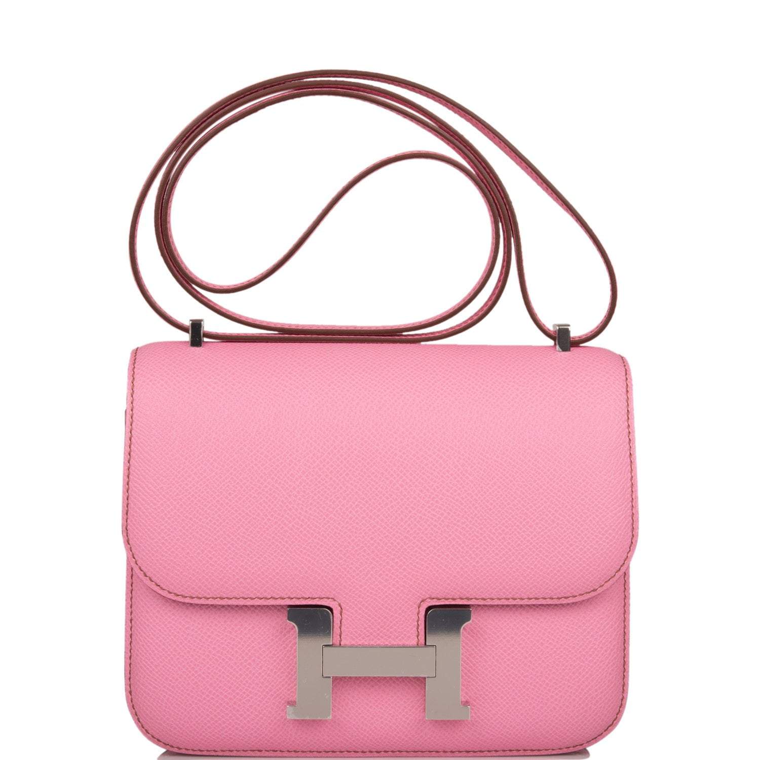 Hermes Mini Constance 18 Bubblegum Epsom
