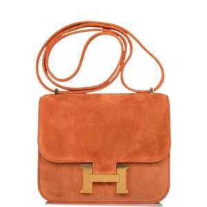 Hermes Mini Constance 18 Paprika Doblis
