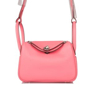 Hermes Mini Lindy Rose D'Ete Swift
