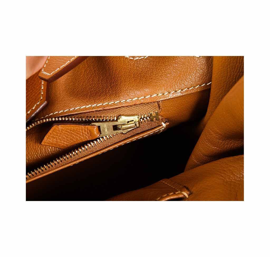 Hermes Birkin 30 Gold Epsom Leather Gold Hardware - Image 13
