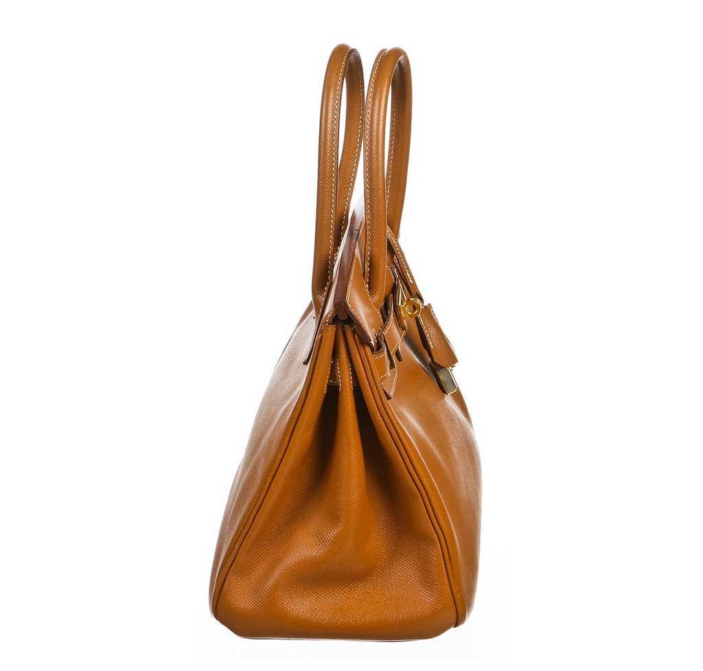 Hermes Birkin 30 Gold Epsom Leather Gold Hardware - Image 6
