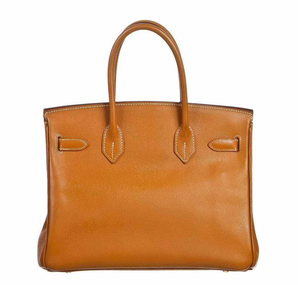 Hermes Birkin 30 Gold Epsom Leather Gold Hardware - Image 3