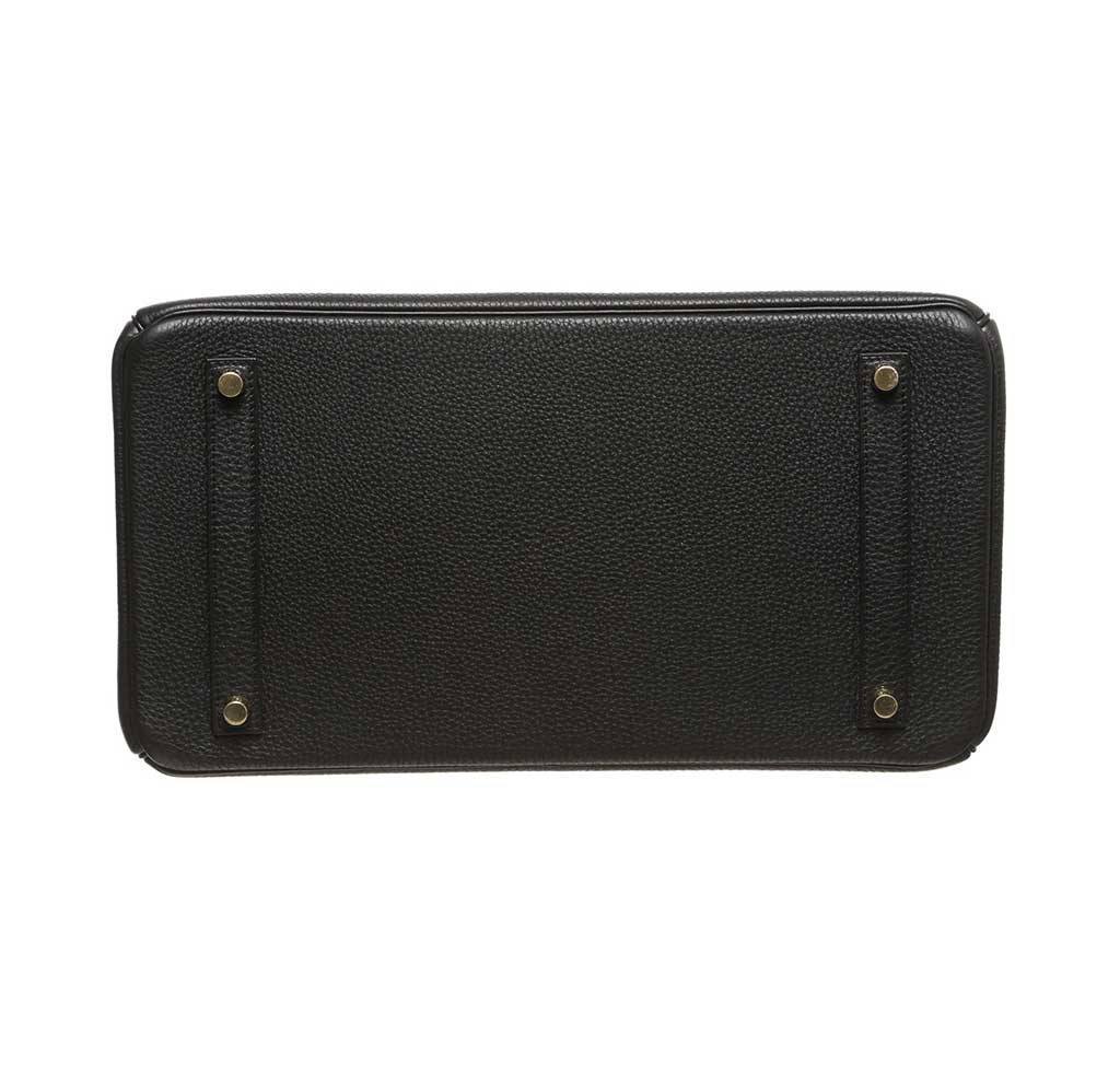 Hermes Birkin 35 Noir Togo Leather Gold Hardware - Image 4