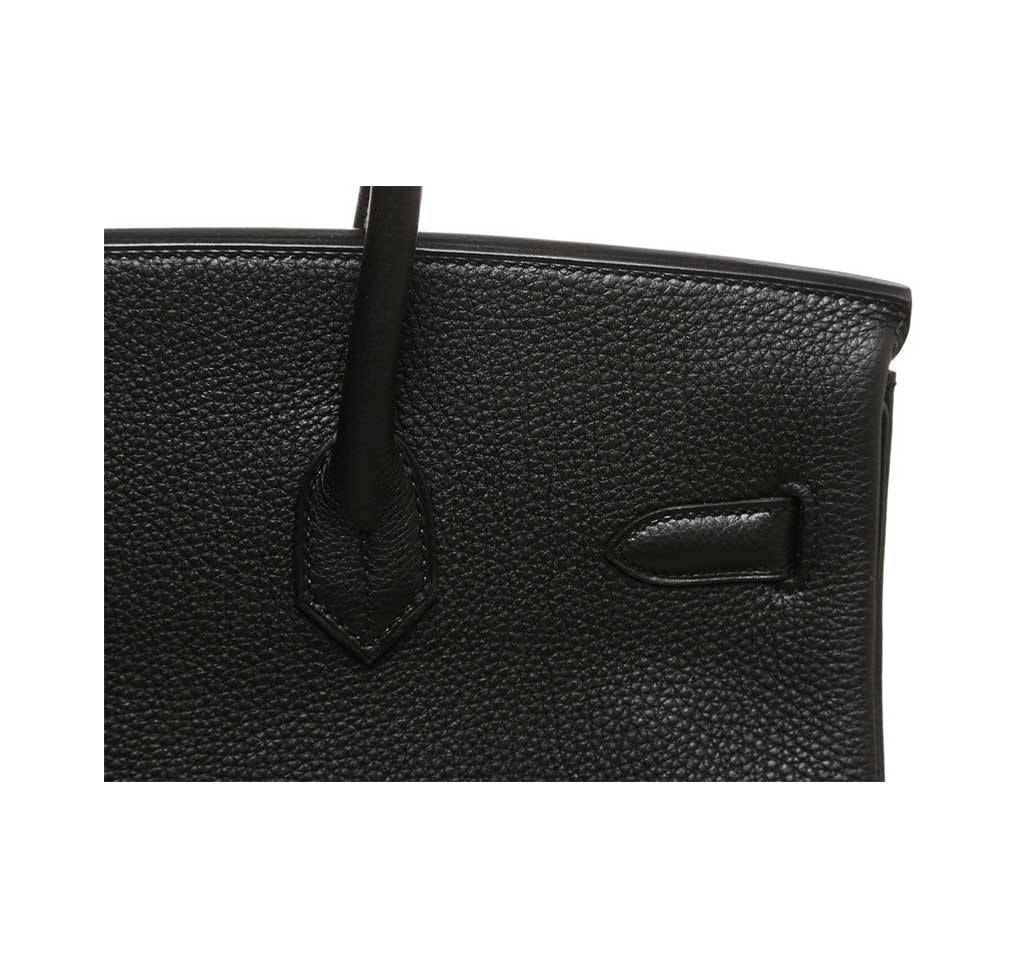 Hermes Birkin 35 Noir Togo Leather Gold Hardware - Image 9