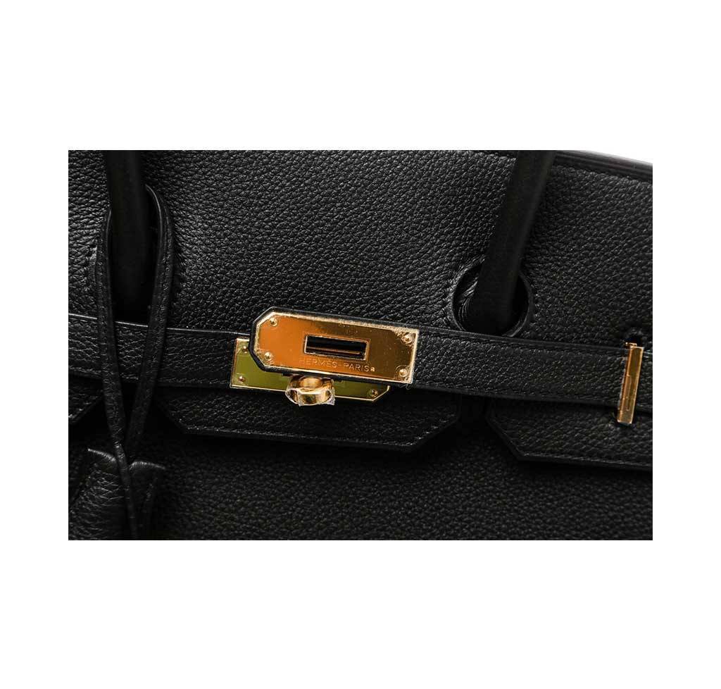 Hermes Birkin 35 Noir Togo Leather Gold Hardware - Image 6