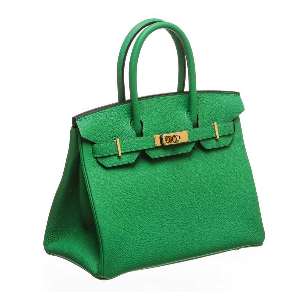 Hermes Birkin 30 Bamboo Togo Leather Gold Hardware - Image 2
