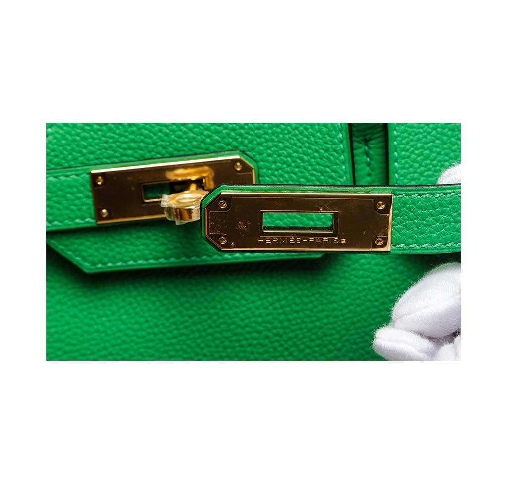 Hermes Birkin 30 Bamboo Togo Leather Gold Hardware - Image 10