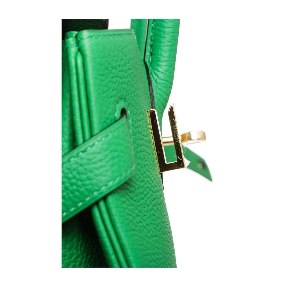 Hermes Birkin 30 Bamboo Togo Leather Gold Hardware - Image 9
