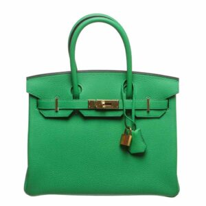 Hermes Birkin 30 Bamboo Togo Leather Gold Hardware