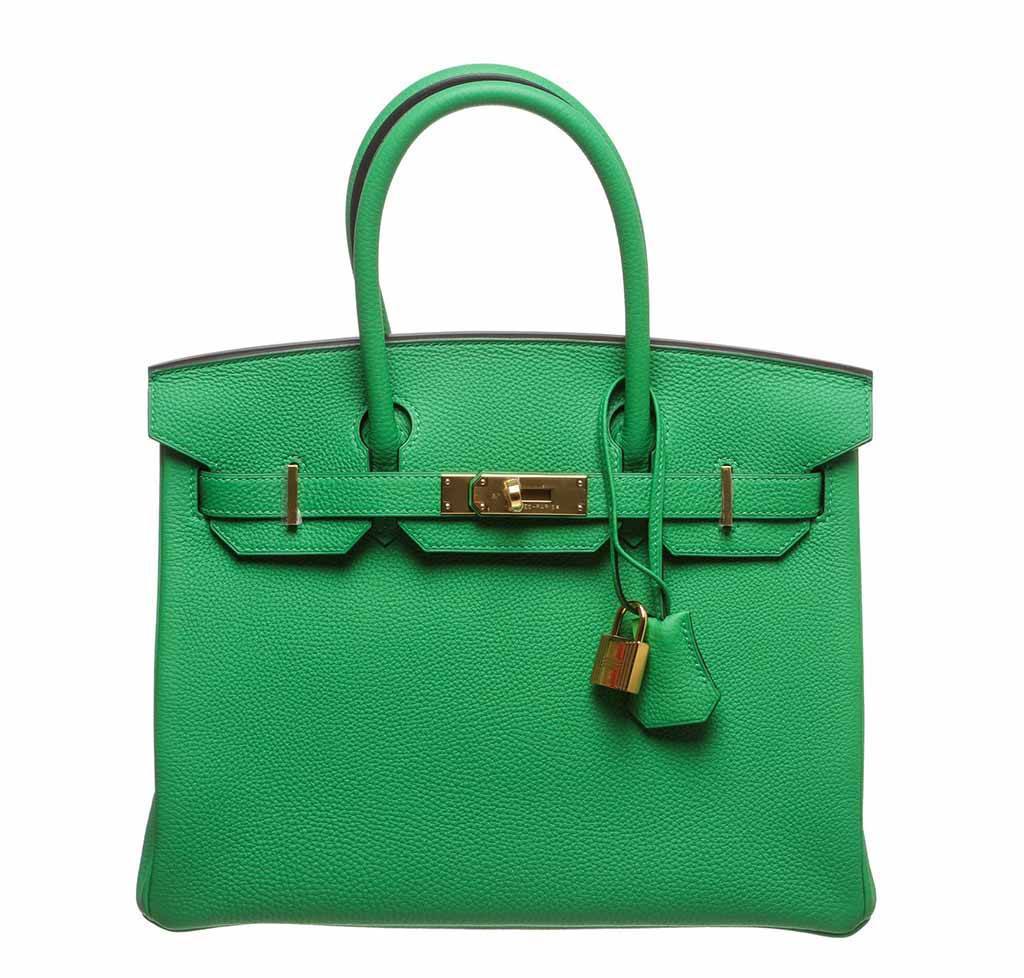 Hermes Birkin 30 Bamboo Togo Leather Gold Hardware - Image 15